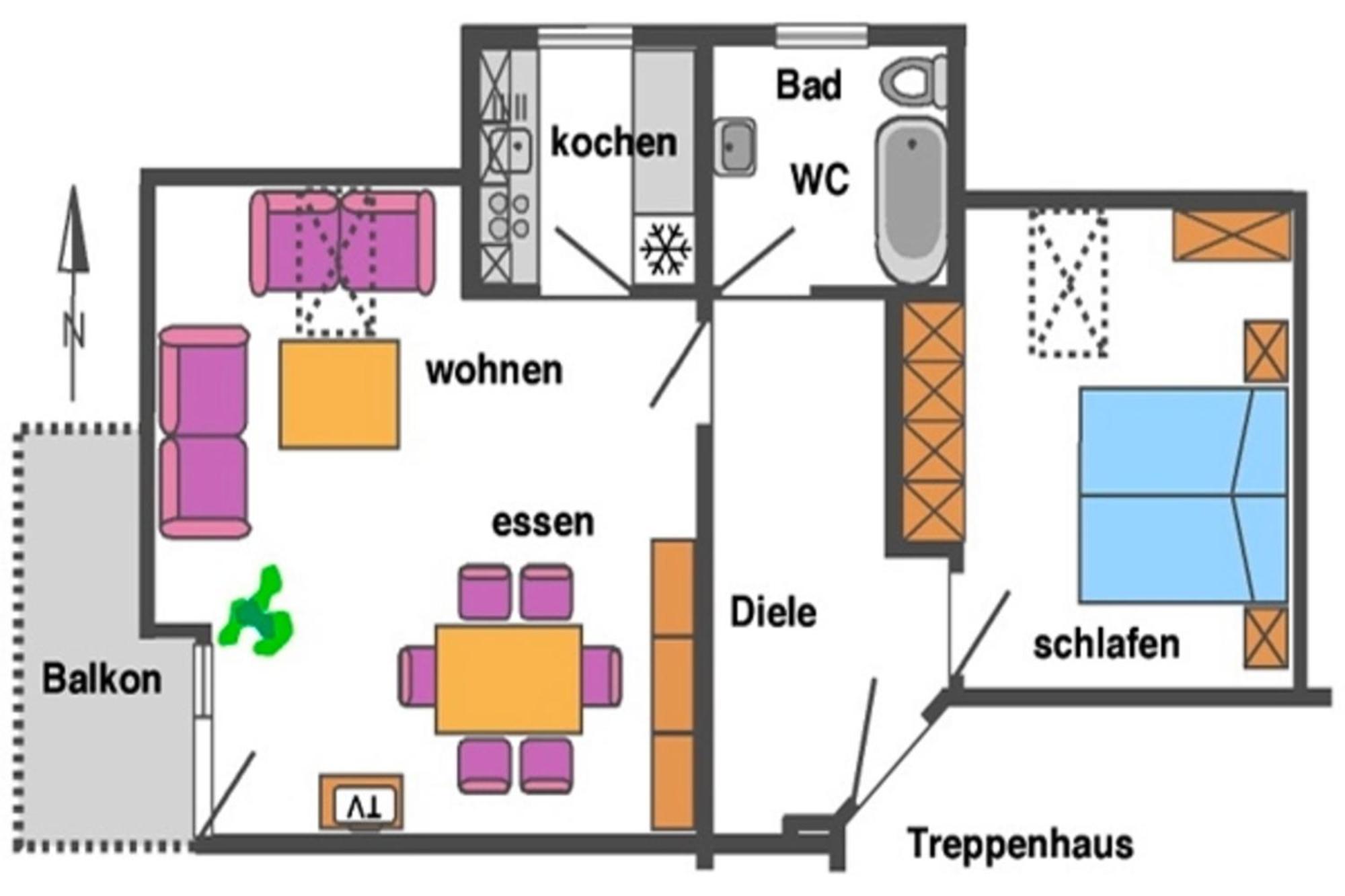 Residenz "Am Postplatz", Whg 15 Apartamento Zingst Exterior foto